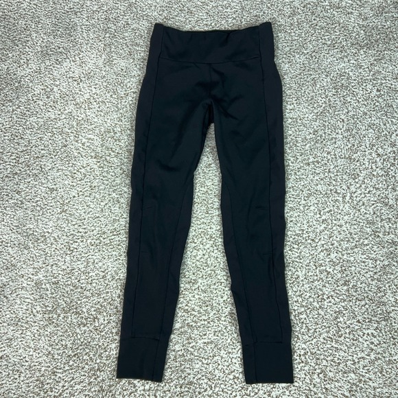 Athleta Pants - Athleta Pants Womens Small Black High Rise Ankle Leggings Zip Pockets Yoga Gym
